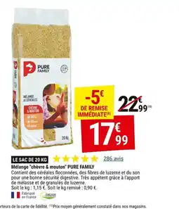 Gamm vert PURE FAMILY Mélange chèvre & mouton offre