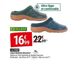 Gamm vert BLACKFOX Sabot Mathilda offre