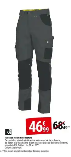 Gamm vert Pantalon Adam Nine Worths offre