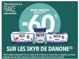 Intermarché Hyper Sur les skyr de danone offre