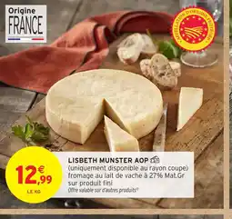 Intermarché Hyper Lisbeth munster aop offre
