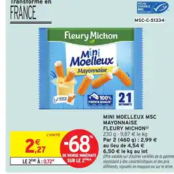 Intermarché Hyper FLEURY MICHON Mini moelleux msc mayonnaise offre
