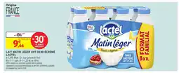 Intermarché Hyper LACTEL Lait matin léger uht demi-écrémé offre