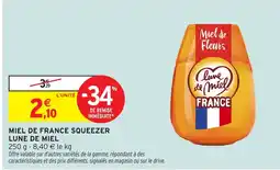 Intermarché Hyper LUNE DE MIEL Miel de france squeezer offre