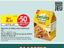 Intermarché Hyper LU Belvita le moelleux chocolat offre
