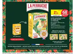Intermarché Hyper LA PERRUCHE Sucre cassonade blond de canne poudre offre