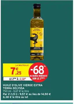 Intermarché Hyper TERRA DELYSSA Huile d'olive vierge extra offre