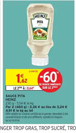 Intermarché Hyper HEIN Sauce pita offre