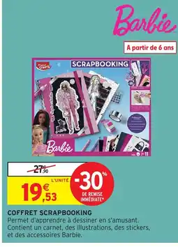 Intermarché Hyper Coffret scrapbooking offre