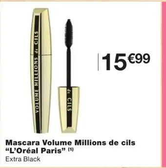 Monoprix Mascara Volume millions de cils L'Oréal Paris paris offre