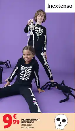Auchan INEXTENSO Pyjama enfant offre