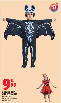 Auchan Deguisement chauve-souris offre