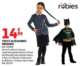 Auchan ROBIES Top et accessoires mercredi offre