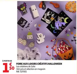 Auchan HALLOWEEN Foire aux loisirs créatifs offre