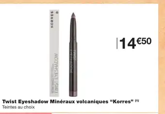 Twist eyeshadow Minéraux volcaniques korres