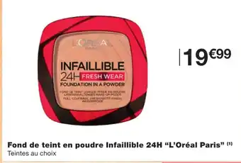 Monoprix Fond de teint en poudre infaillible offre