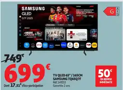 Auchan SAMSUNG Tv qled 65"/165cm tq65q7f offre
