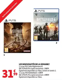 Auchan PS5 Les nouveautés de la semaine ! offre