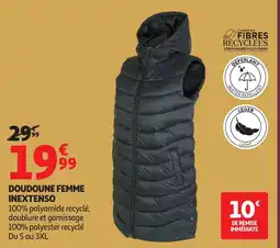 Auchan INEXTENSO Doudoune femme offre
