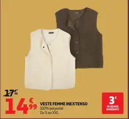 Auchan INEXTENSO Veste femme offre