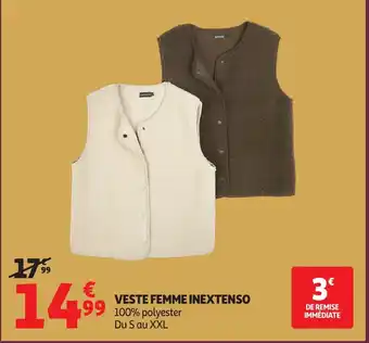 Auchan INEXTENSO Veste femme offre