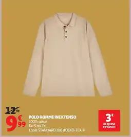 Auchan INEXTENSO Polo homme offre