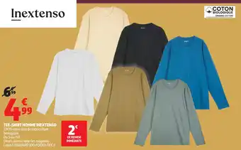 Auchan INEXTENSO Tee-shirt homme offre