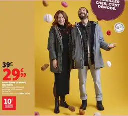 Auchan INEXTENSO Parka femme ou homme offre