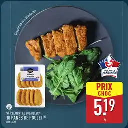 ALDI ST-CLÉMENT LE BOUCHER Panés de poulet offre