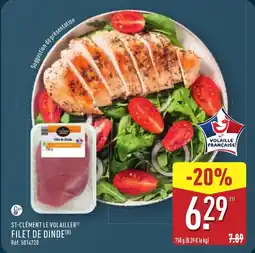 ALDI ST-CLÉMENT LE BOUCHER Filet de dinde offre