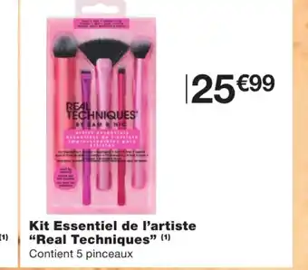 Monoprix Kit essential de l'artiste real techniques offre