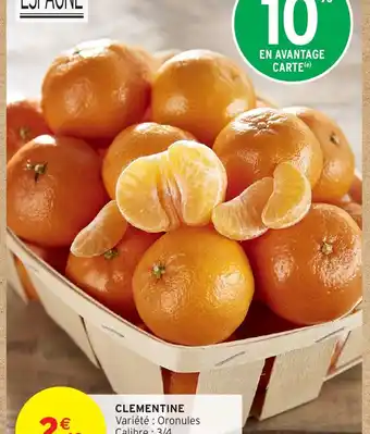 Intermarché Clementine offre