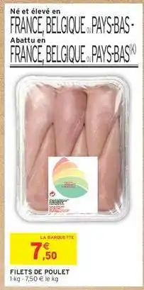 Intermarché Filets De Poulet offre