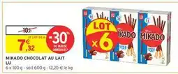 Intermarché Mikado Chocolat Au Lait Lu offre