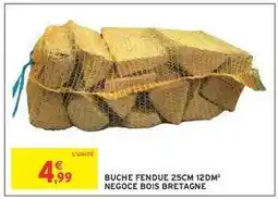 Intermarché BUCHE FENDUE 25CM 12DM³ offre