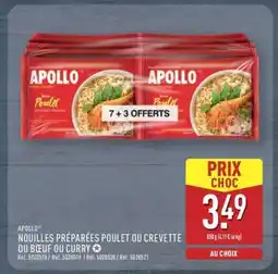 ALDI APOLLO NOUILLES PRÉPARÉES offre