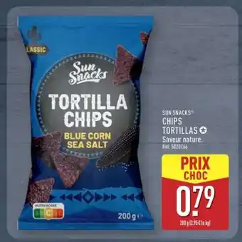 ALDI Sun Snacks Tortilla Chips offre