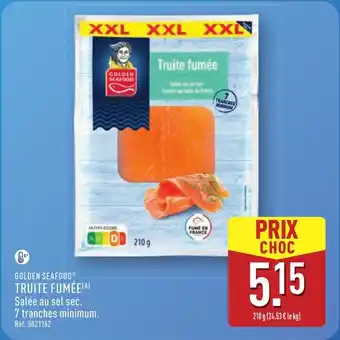 ALDI GOLDEN SEAFOOD Truite fumée offre