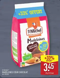 ALDI sT MICHEL Madeleines cœur chocolat offre