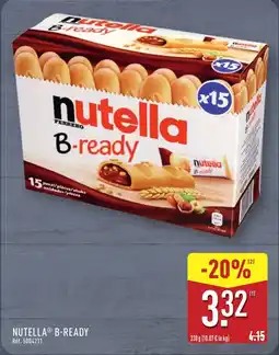 ALDI NUTELLA B-ready offre
