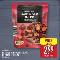 ALDI TRADER JOE'S Mélange de noix, chocolat et cranberries offre