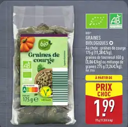 ALDI BIO Graines biologiques✪ offre