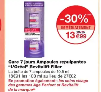 Cure 7 jours ampoules repulpantes