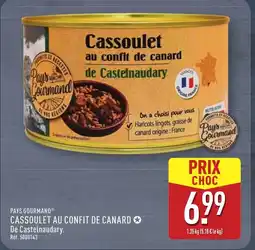 ALDI PAYS GOURMAND Cassoulet au confit de canard offre