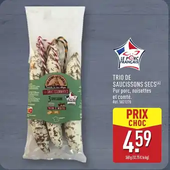 ALDI Trio de saucissons secs offre
