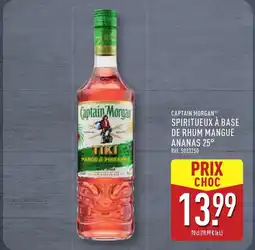 ALDI CAPTAIN MORGAN Spiritueux à base de rhum mangue ananas 25° offre