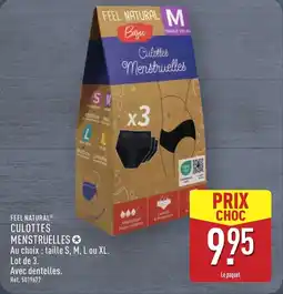 ALDI FEEL NATURAL Culottes menstruelles offre