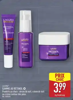 ALDI LACURA Gamme au rétinol offre