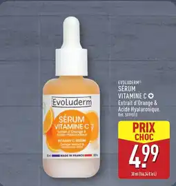 ALDI EVOLUDERM Sérum vitamine c offre