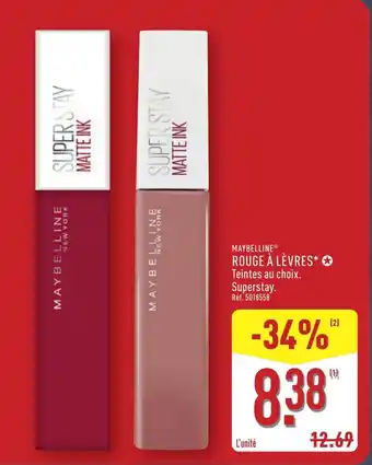 ALDI MAYBELLINE Rouge à lèvres offre